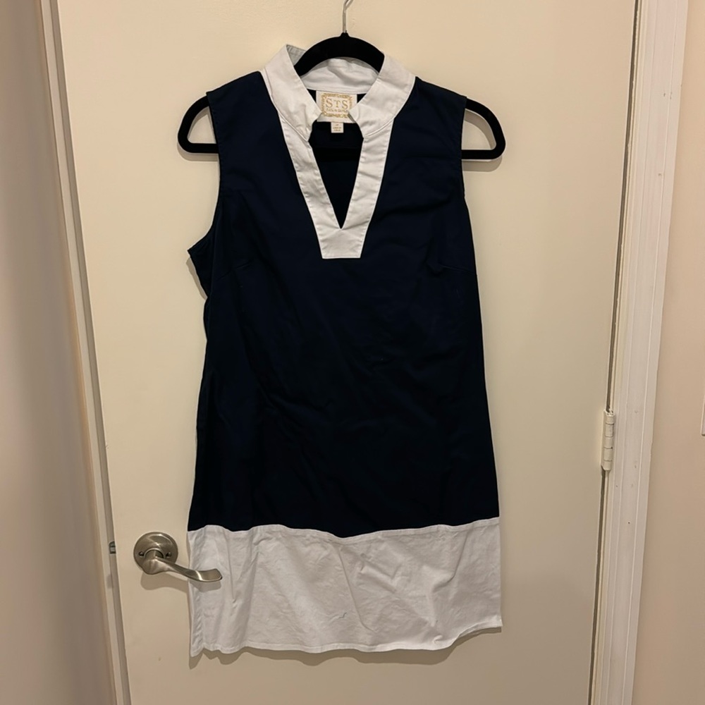 Sail to Sable Navy and White Dress